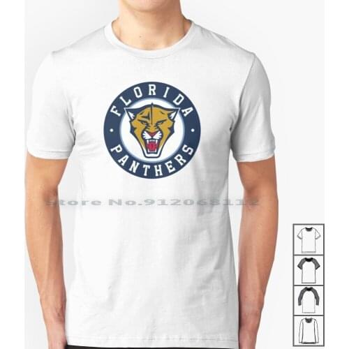 Panthers-Florida T Shirt 100% Cotton Logo