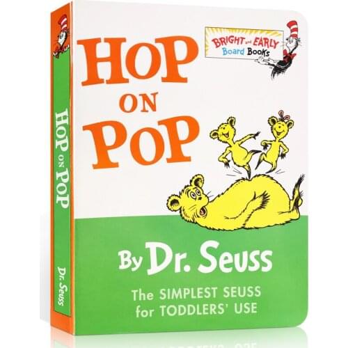 How on Pop By Dr. Seuss Picture Book Educational Toys for Children Montessori English Language Children Classroom Reading Book