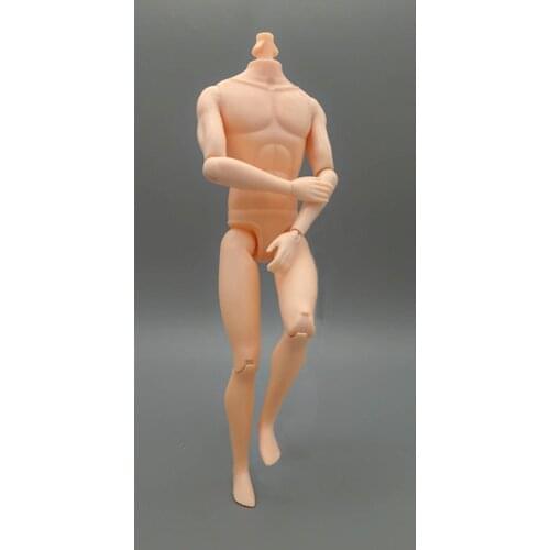 1/6 Moveable 11 Jointed Boy Dolls Body For Barbie Boyfriend Ken Male Naked Body Prince Ken 26cm Nude Doll DIY Dollhouse Toys