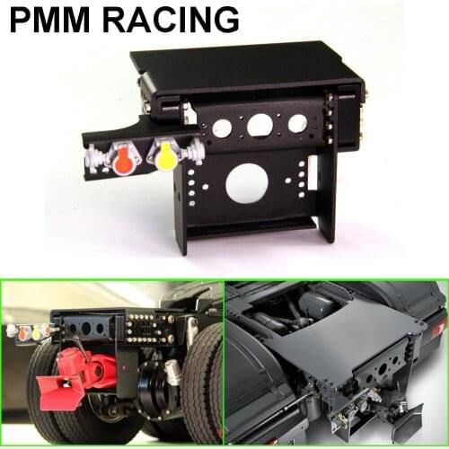 Metal Heavy trailing beam tail light stand For 1/14 Tamiya RC Truck car Scania R620 Man TGX Actros Volvo FH16 Upgrade Refit