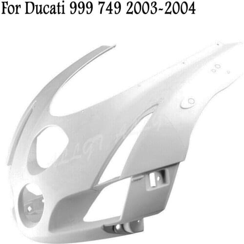 New Motorcycle Injection Moulding Unpainted Upper Front Cowl Nose Fairing For Ducati 999 749 2003 2004