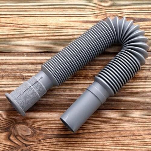 New Plastic Pipes Wash Basin Pipe Plumbing Sewer Pipe Flexible Sink Drains Downcomer Hose Waste Pipes For Kitchen Bathroom