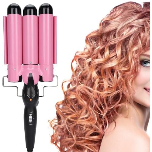 Profession Nano Titanium Crystal Tourmaline Ceramics Hair Curling Iron 32mm Electric Hair Waver Curling Iron Hair Styling Tools