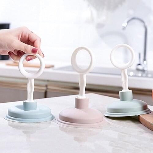 Manual Pipe Dredge Plunger Kitchen Bathroom Sink Sewer Cleaner Tool