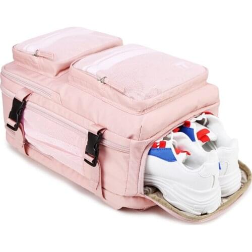 Business Women Backpack 15.6 inch girl Laptop Backpack Anti Theft bag Teenage Shoe bag travel school Backpack Bag Ladies Mochila