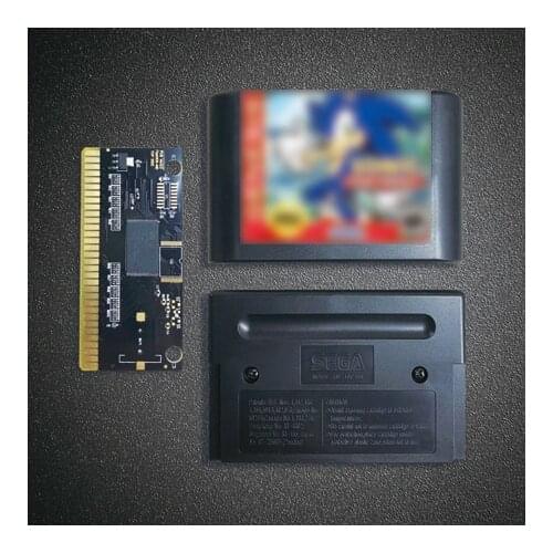 Soniced Pixel Perfect - 16 Bit MD Game Card for Sega Megadrive Genesis Video Game Console Cartridge