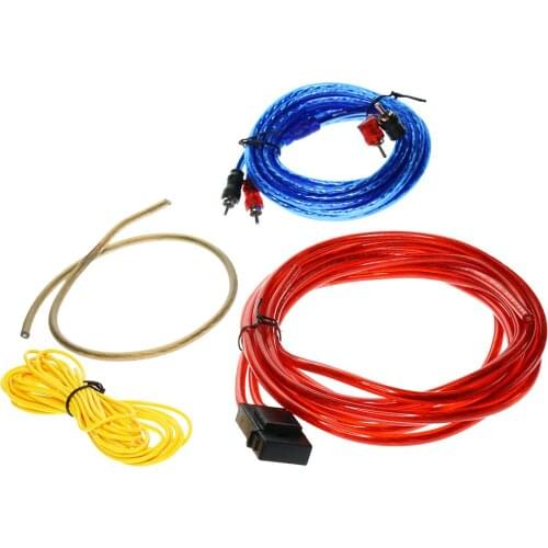Universal Car Audio Subwoofer Amplifier Install AMP Wiring Wire Cable Kit