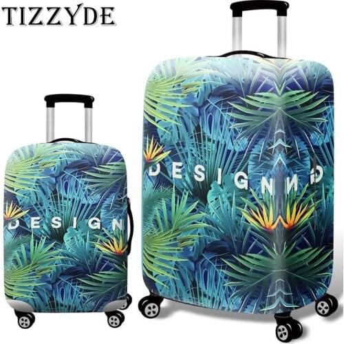 Thicken Travel Case Cover Flamingo Suitcase Travel Accessories Elastic Luggage Dust Cover for 18'' - 32'' Suitcase PL197
