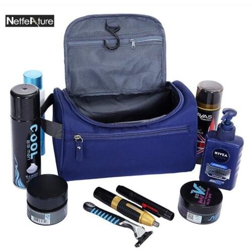 Large capacity Men And Women Portable Handbag Cosmetic Storage Bag Outdoor Travel Hook Waterproof Oxford Wash Bag Luggage Bag
