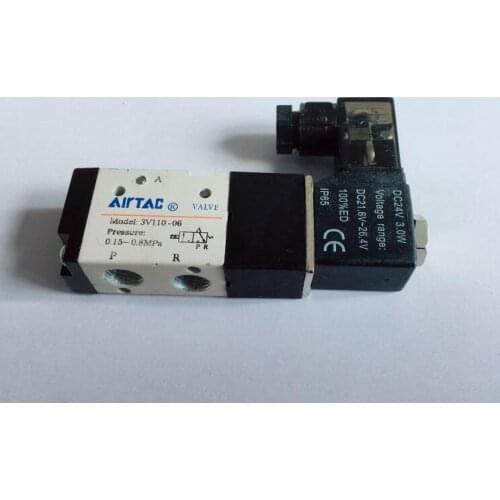 Air Solenoid Valves 3V110-06 2 Position 3 Port 1/8" Pneumatic Control Valve