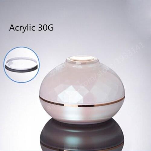 High - grade acrylic bottles 30g skin care products cans cream bottles cream box cosmetics bottles empty bottles 50PCS/ LOT