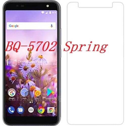 Smartphone 9H Tempered Glass for BQ BQ-5702 Spring GLASS Explosion-proof Protective Film Screen Protector cover phone