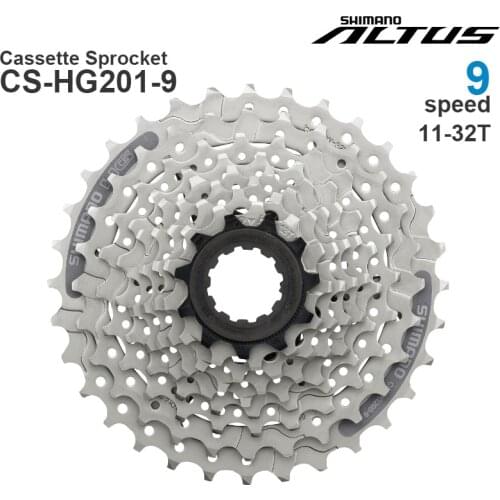 SHIMANO ALTUS M2000 CS-HG201-9v Cassette Sprocket - 9-Speed - HYPERGLIDE - 11-32T 11-34T 11-36T for MTB Original parts