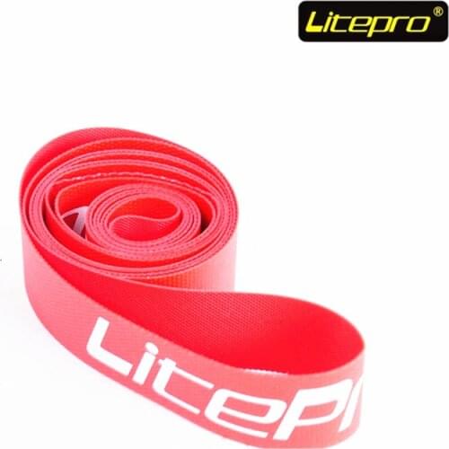 1 Pair LITEPRO Nylon Bicycle Tire Liner Rim Lining 14/16/18/20 Inch 254 355 305 406 451 Folding Bike Tire Cycling Accessories