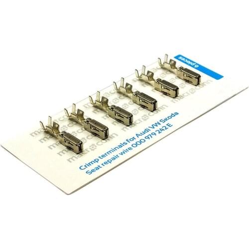 100pcs/lot Crimp Terminals (Pins) For Repair Wire For Audi Volkswagen Skoda Seat 000979242E