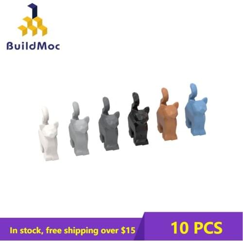 10PCS MOC 13786 Cat For Building Blocks Parts DIY Construction DIY Educational Creatives Gift Toys