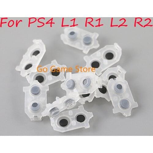 20PCS for For PS4 Controller L2 R2 L1 R1 Rubber Buttons JDS030 Silicon Rubber Pads