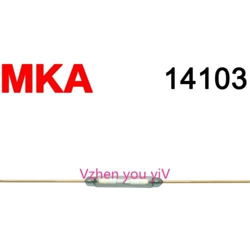 Free Shipping 50PCS/LOT Reed Switch MKA14103 MKA-14103 GLASS Green normally open Low Voltage