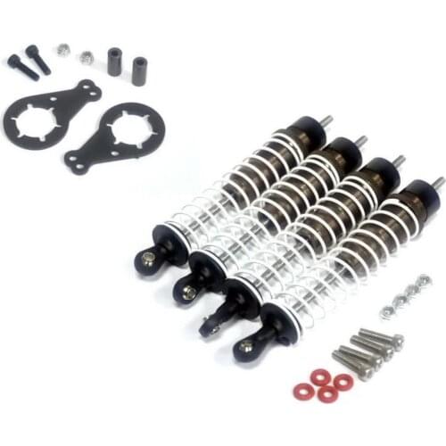 Aluminum shocks with shock plate for Tamiya cw-01 lunch box/Midnight Pumpkin 4pcs