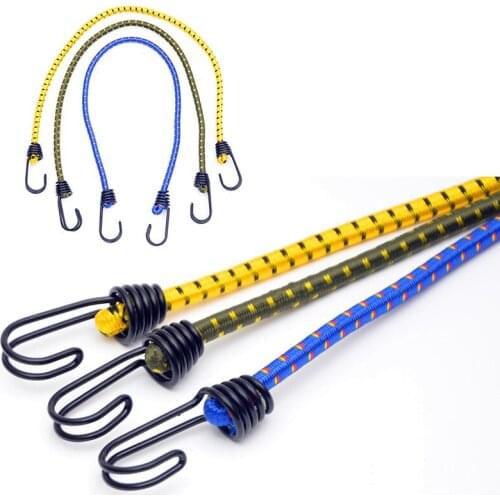 60cm High Quality Elastic Rope Outdoor Binding Rope Thicken Elastic Band Tent Clothesline Camping Luggage Packing Multi Tool