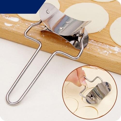 Dumpling Mold Round Rolling Cutting Blade Dough Circle Cutter DIY Ravioli Maker Device Dumpling Wrapper Manual Household Tools