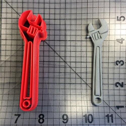 Wrench Tool Cookie Cutter Kitchen Baking Supplies Cake Icing Decoration Tool Set 3D Printed Custom Seal
