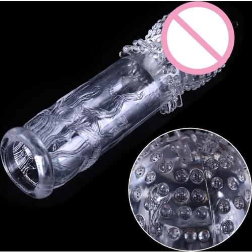 2020 1PCS Crystal Chastity Cock Rings Penis Sleeve Enlargement Extender Delayed Ejaculation Erotic Sex Products Sex Toys For Men