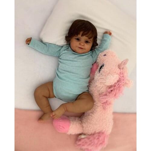 NPK Maddie Two Size Version Reborn Toddler Popular Cute Girl Doll with Rooted hair Soft Cuddle Body High Quality Doll