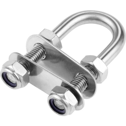 Stainless Steel Boats Bow Stern Eye U Bolt Boat Marine U Screw Rigging Shrouds M10*80 For Bolt Rope Or Rigging Marine Hardware