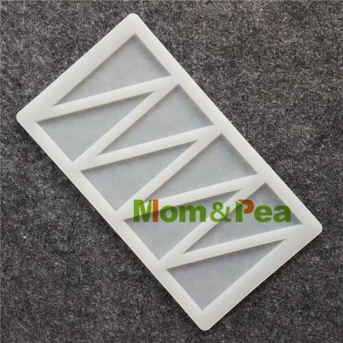 Mom&Pea CX109 High Quality 8 Triangles Silicone Mold Chocolate Mold Cake Decoration