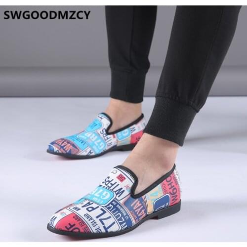 Party Shoes For Men Italian Loafers Mens Leather Shoes Fashion Coiffeur Evening Dress Designer Shoes Men Formal Plus Size 48