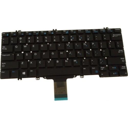 New US Layout Keyboard for Dell Latitude 5280 5288 7280 7380 0GDRR0 GDRR0 Black
