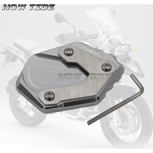 New CNC Sidestand Kick Side Stand Extension Pad For BMW R1200GS LC R1200 GS 2017 2018