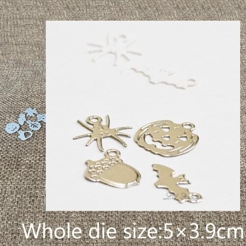 New Design Craft Metal stencil mold Cutting Dies 6pcs Halloween ornament scrapbook die cuts Album Paper Card Craft Embossing