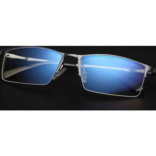 Optical Eyeglasses Frame for Men and Women Eyewear Prescription Glasses Rx Alloy Frame Spectacles Full Rim Anti-Blue ray 606