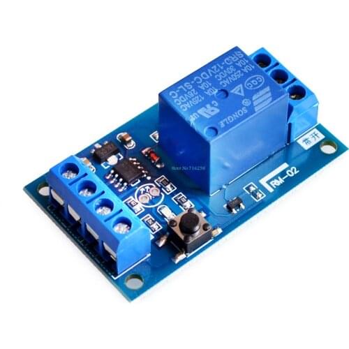 12V Bond Bistable Relay Module Car Modification Switch One Key Start and Stop the Self-Locking