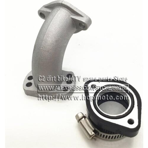 125cc 150cc Engine Inlet Mainfold for Mukuni VM24 Carburetor Air Filter for Dirt bike/Pit bike, ATV use