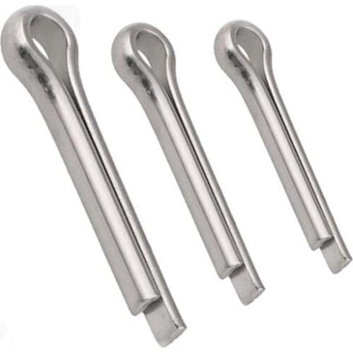 10 Pcs/set M4*60mm M3*30mm M3*25mm 304 Stainless Steel Cotter Pin GB91l GB Spring Pin Locating Pin Metalworking Parts Accessory