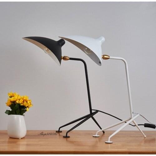 Modern Iron Duckbill Desk Lamp for Study Reading Table Lamp Living Room Bedroom Beside Lamp E27 Nordic Minimalist Table Light