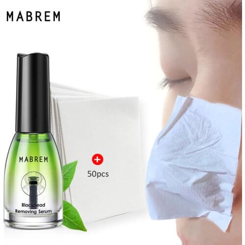 MABREM Blackhead Remover Face Nose Mask Pore Strip Black Mask Peeling Acne Treatment Deep Cleansing Mask Oil Control Skin Care