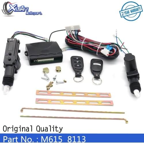 Xuan M615 8113 24V Central Door Lock Locking System Universal Auto Remote Control Vehicle Keyless Entry System For Truck 2 Doors