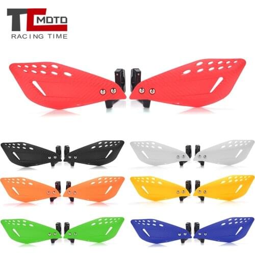 1 Pair 22mm Motorcycle Hand Guard Handle Protector Shield Motorbike Motocross Windproof Handlebar HandGuards Protection Gear