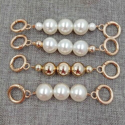 Pearl Bag Chain Bag Hanging Chain Pearl Decorative Chain Girls Bag Accessory Handbag Chain Shoulder Messenger Bag Purses Chain