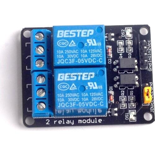 10pcs 5V 2 channel relay module for Arduino ARM PIC AVR DSP Electronic