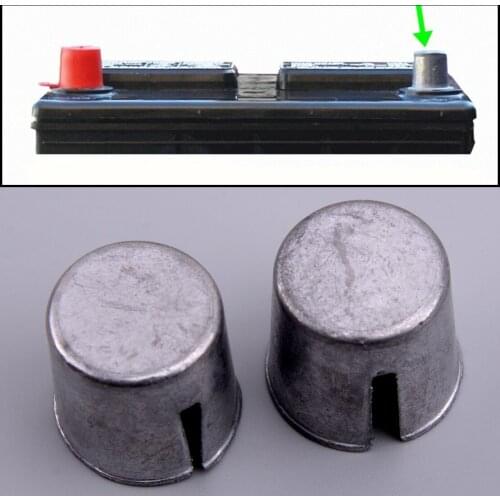 2 pcs Universal Silver Battery Post Lead Shim for Worn Posts