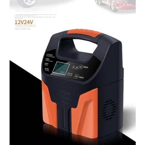 200W12v 24v Full Automatic Car Battery Charger 220V Smart Charging For Lead-Acid Battery Charging Motorcycle Truck 10A 6A 3A