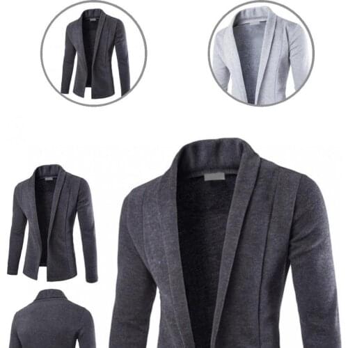 3 Colors Popular Casual Turn-down Collar Jacket Streetwear Business Coat Long Sleeve for Going Out