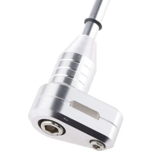 Diamond Plate Motorcycle Flagpole Mount and USA Flag for Harley XL883 1200 X48