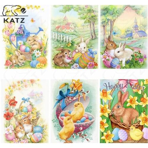 5D Animal Diamond Painting Rabbit Embroidery Crossing Diy Fairy Tale Children Mosaic Art Gift Cross Stitch Home Decoration