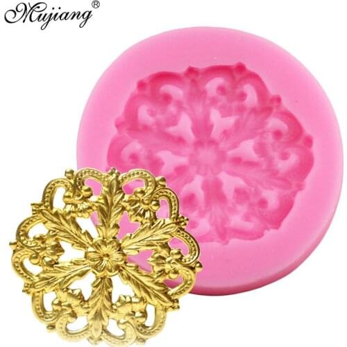 DIY Flower Garland Silicone Lace Mold Cake Border Fondant Cake Decorating Tools Candy Chocolate Gumpaste Mould Cupcake Baking